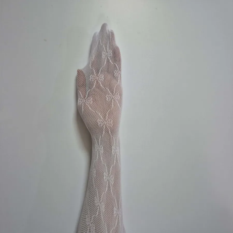 جوراب شلواری پروانه سفید