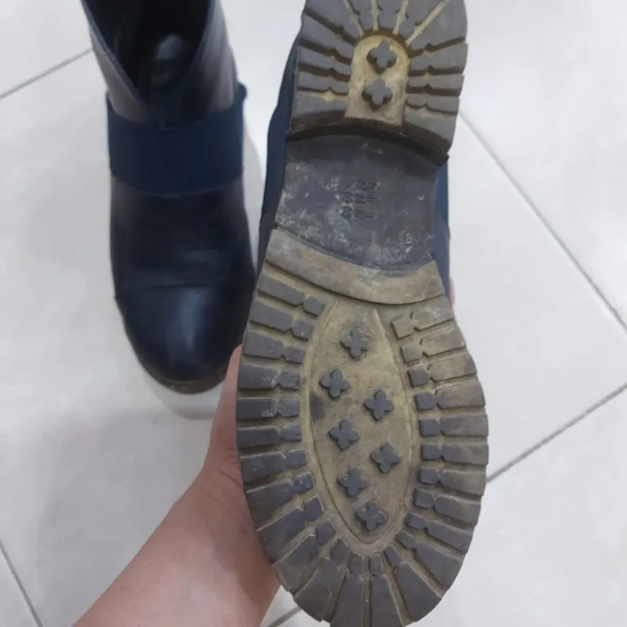 نیم بوت سرمه ای