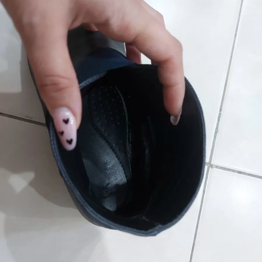 نیم بوت سرمه ای