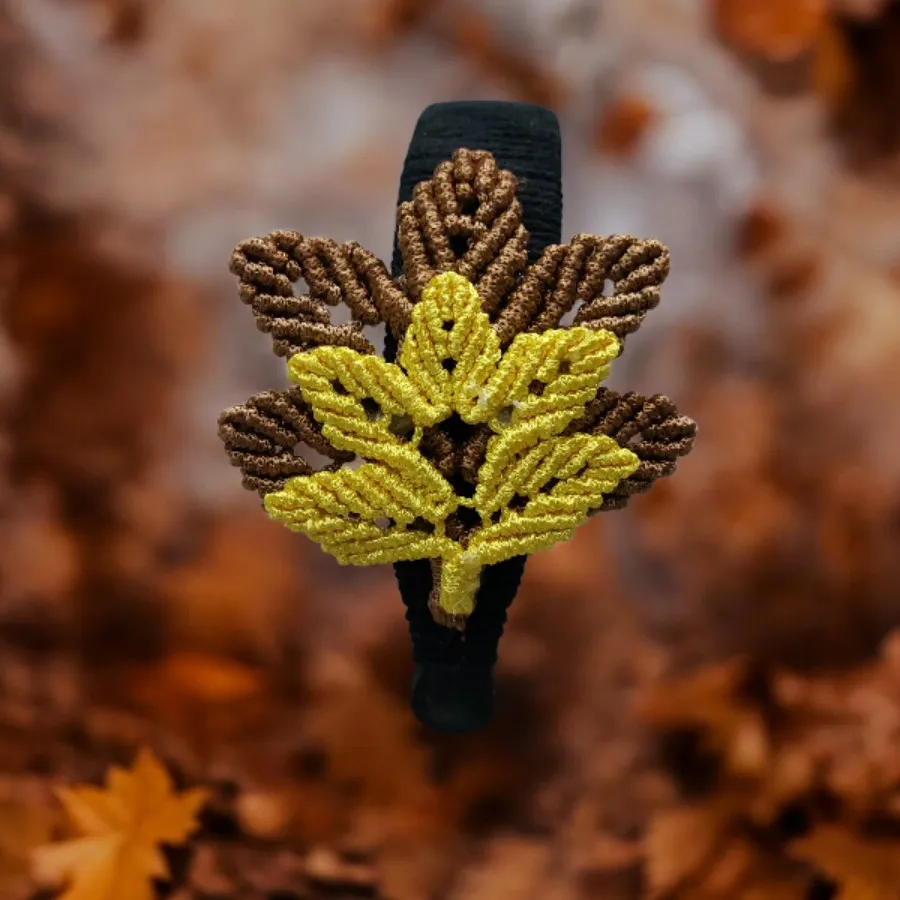 تل مو برگ پاییزی