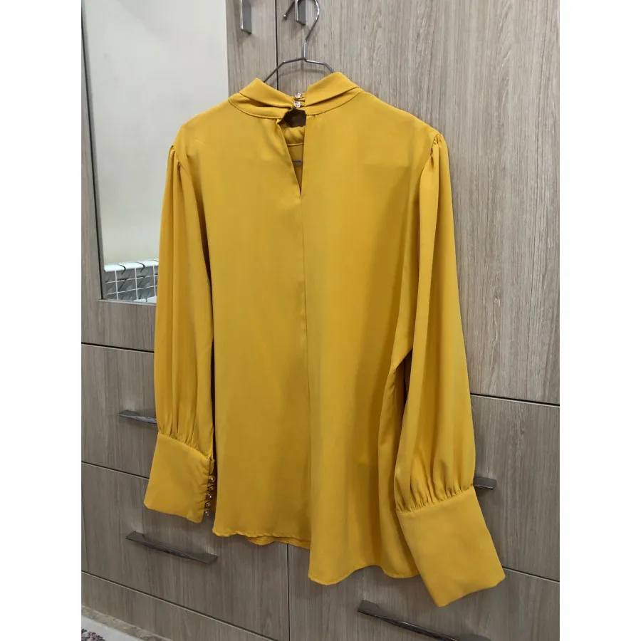 شومیز خردلی