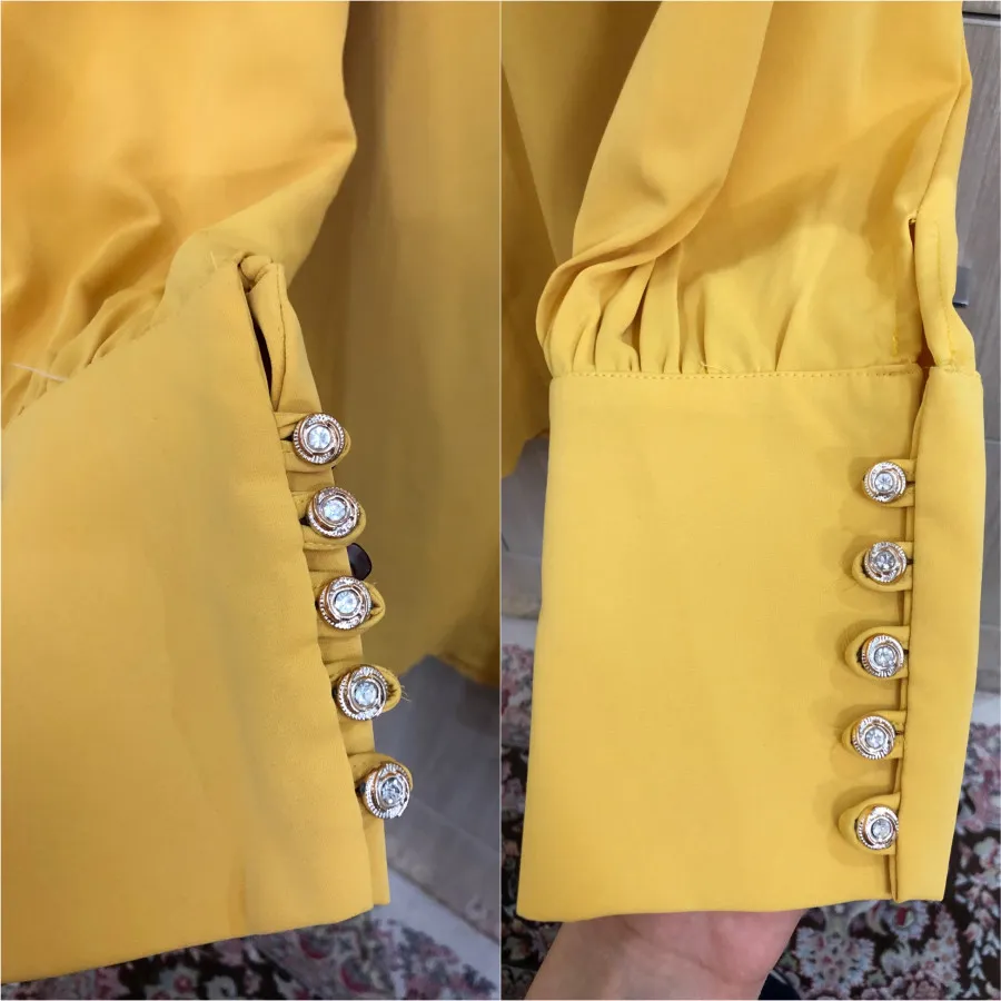 شومیز خردلی