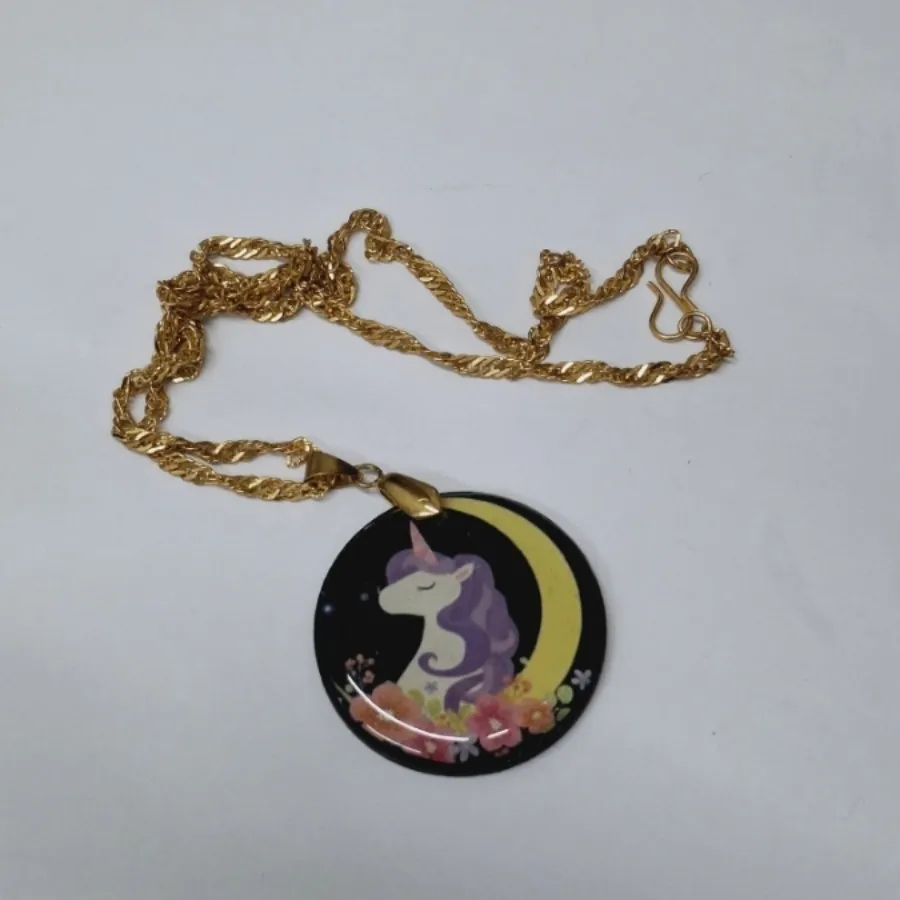 گیره مو گردنبند یونیکورن