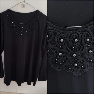 بلوز مشکی نو تن نخورده