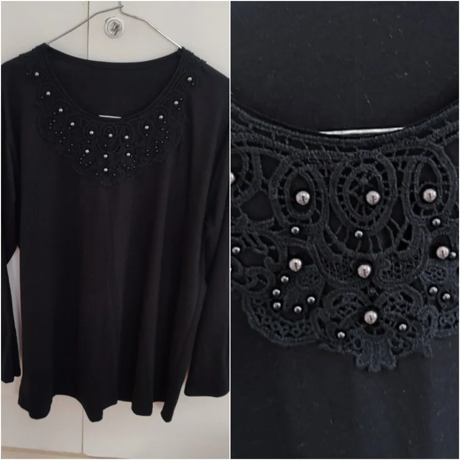 بلوز مشکی نو تن نخورده