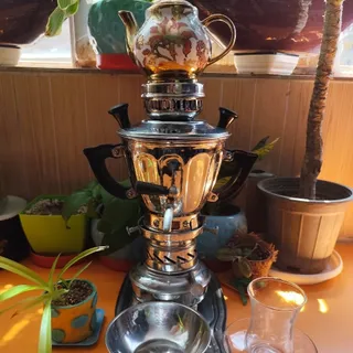 سماورنیم لیتری نفتی آنتیک