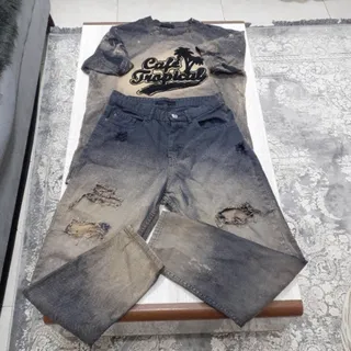 ست تیشرت و شلوار جین