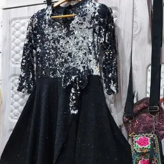 لباس پرنسسی مجلسی
پولکی