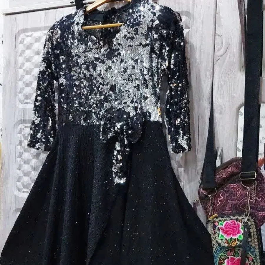 لباس پرنسسی مجلسی
پولکی