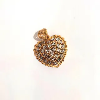 گردنبند قلبی رنگ ثابت