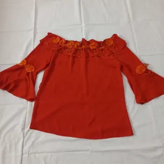 شومیز یقه قایقی نو