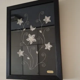 تابلو گل نقره 840 وزن30 g