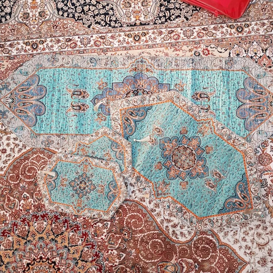 ست4 تکه  رومیزی ترمه