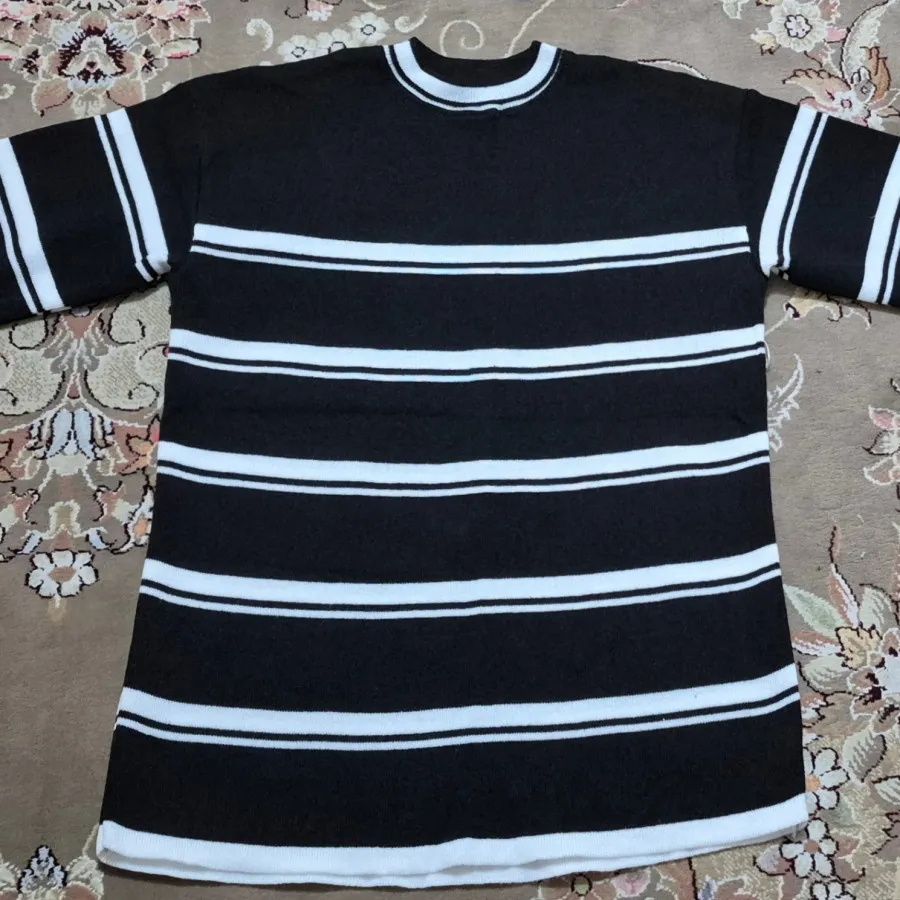 بلوز بافت آستین بلند