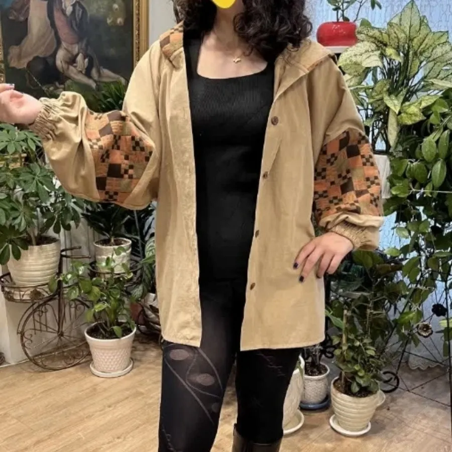 کت کلاهدار پاییزه