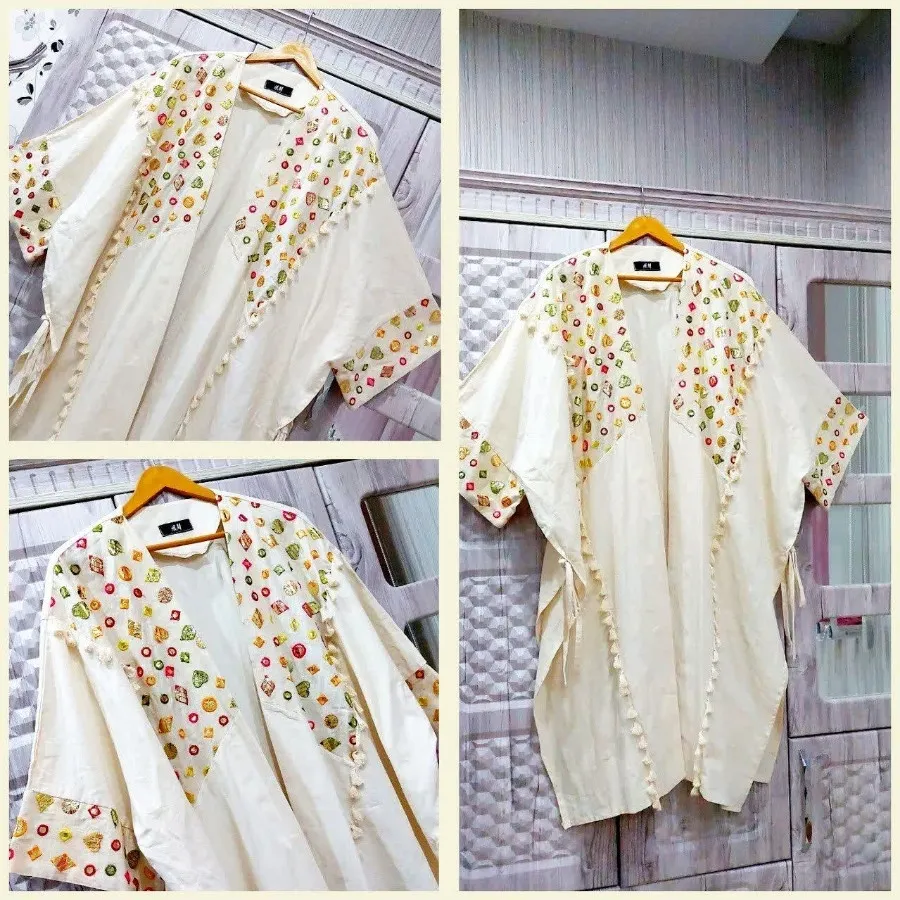 مانتو تماما آیینه کاری