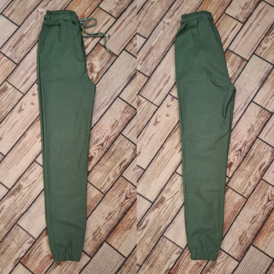 شلوار اسلش سبز یشمی