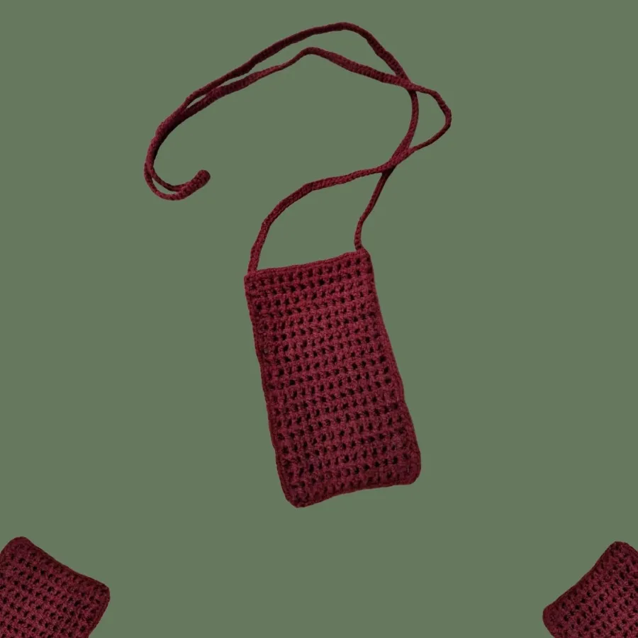 کیف گوشی بافتنی نارین