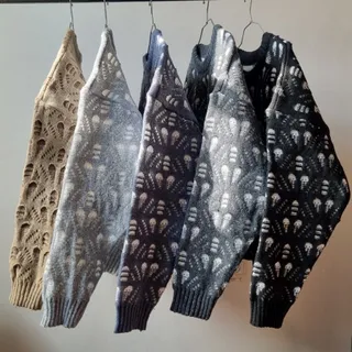 بلوز بافت ژاپدار ضخیم