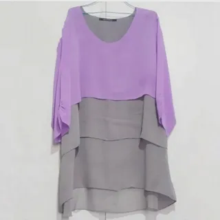 تونیک  حریر آستردار مجلسی