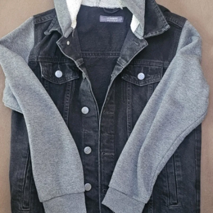 کت جین کلاهدار  ال سی