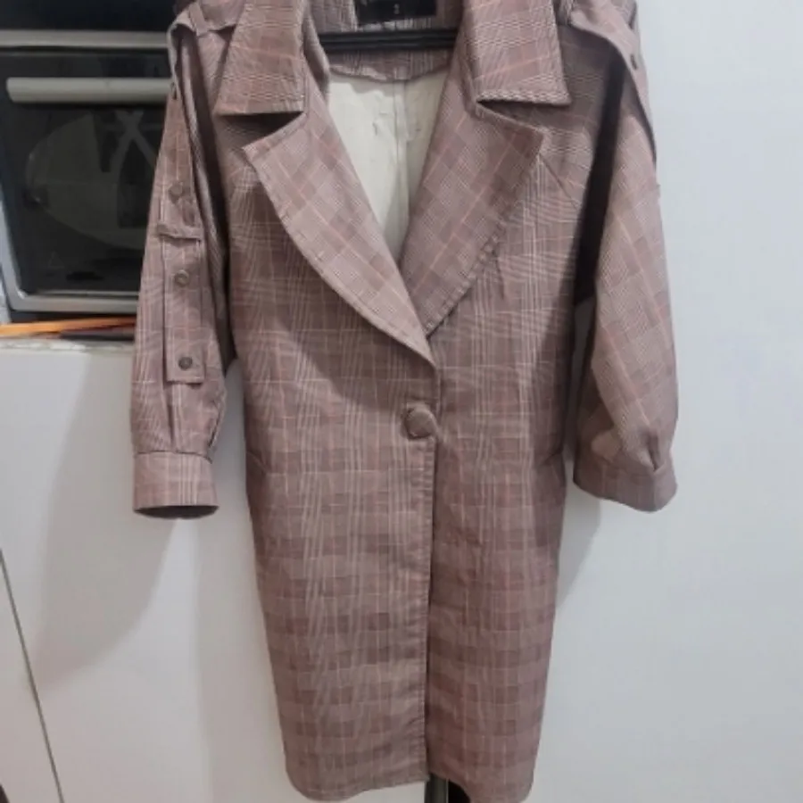 مانتو تک دکمه پاییزی