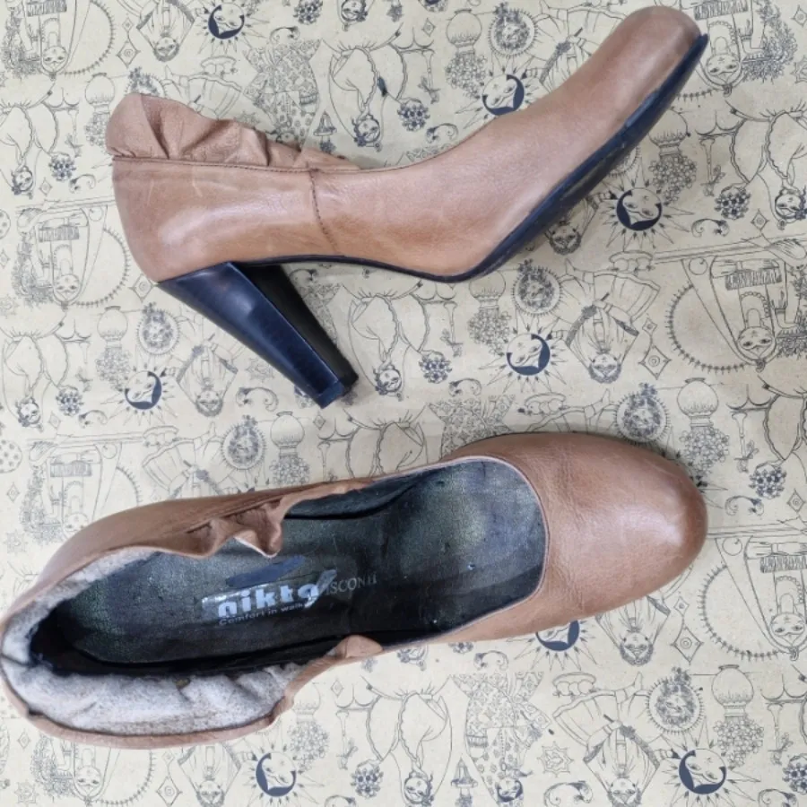 کفش عسلی ایتالیایی