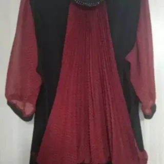 شومیز حریر و کرپ ( پلیسه