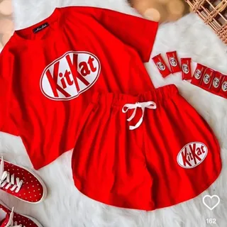 ست کراپ وشورتک کیت کت