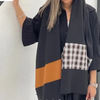 شال پاییزه زمستونی لینن