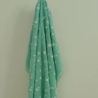 شال نخی آبی درخدنو