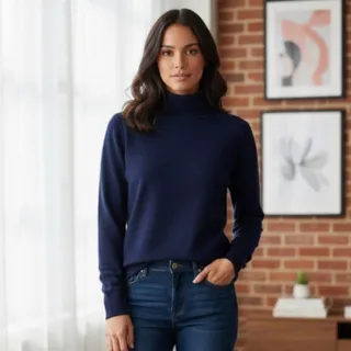 بافت پاییزه یقه اسکی