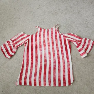 بلوز حریر راه راه