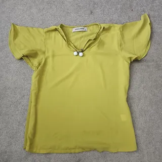 بلوز حریر سبز