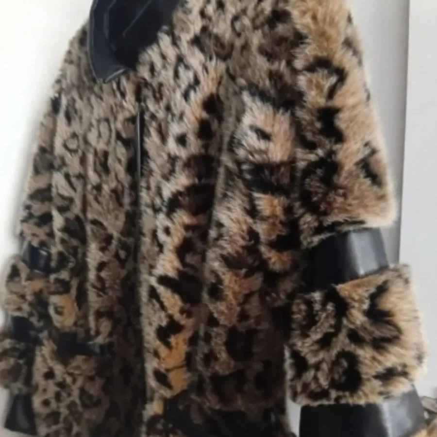 پالتو پشمی با چرم جنس عال