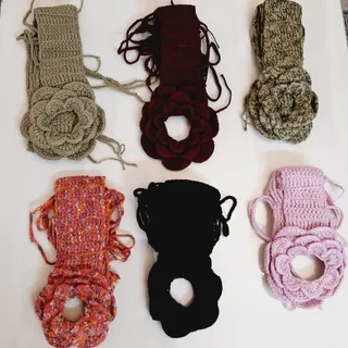 شالگردن پینترستی گل رز