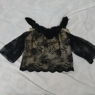 بلوز دانتل مشکی