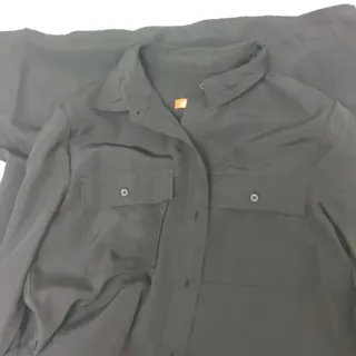 پیراهن یقه شومیزی با کمر