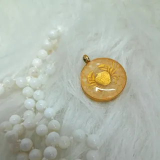 پلاک گردنبند ماه تیر