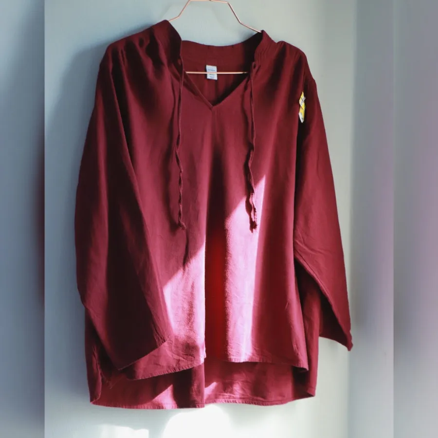 شومیز زرشکی oldnavy