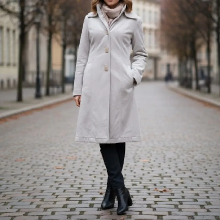 پالتو مخمل کرم