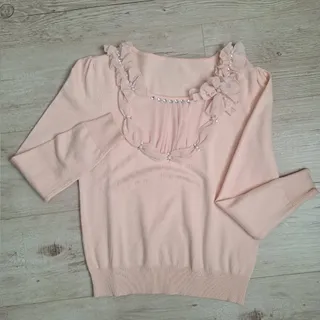 بلوز بافت صورتی