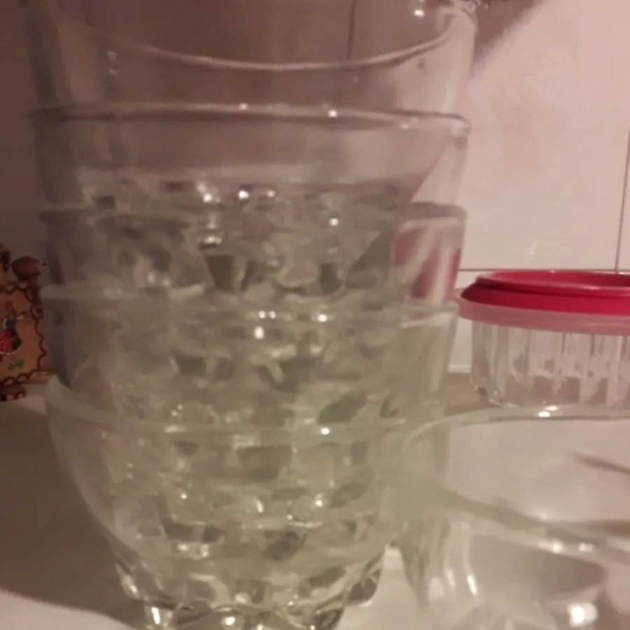 6عدد کاسه بلور