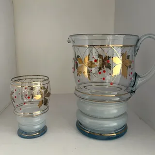 پارچ و لیوان عتیقه