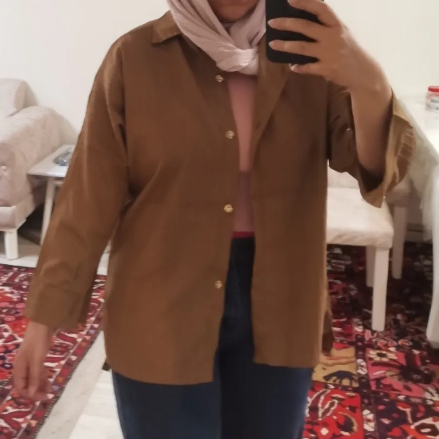 شومیز نسکافه دارچینی مانت