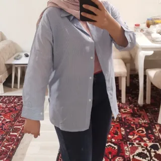 شومیز بدون جیب راه راهی