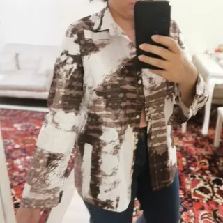 شومیز ابرو بادی قهوه ای