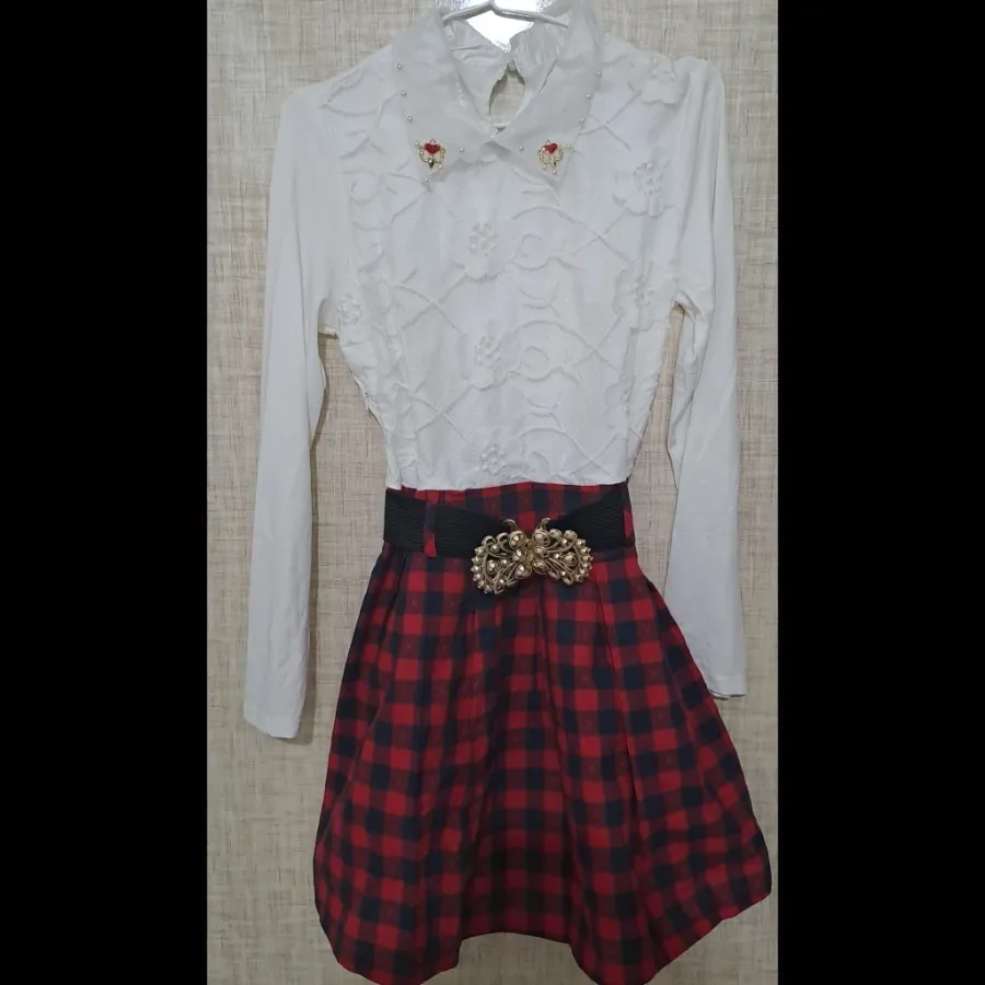 شومیز یلدا یقه گلدار