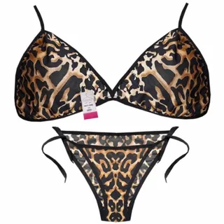 ست شورت و سوتین پلنگی