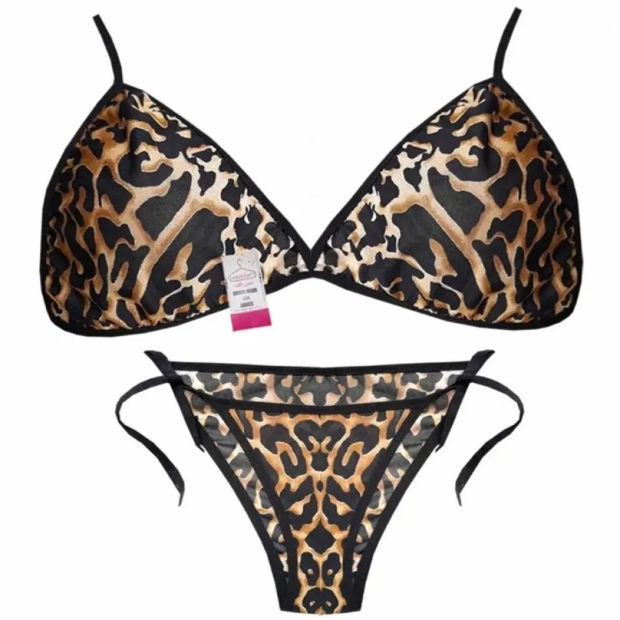 ست شورت و سوتین پلنگی